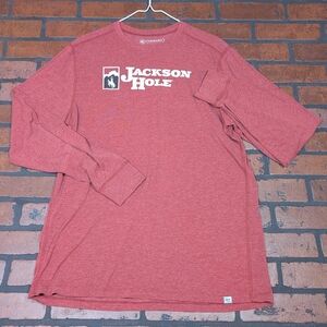 Jackson Hole Long Sleeve Worn In Tee‎